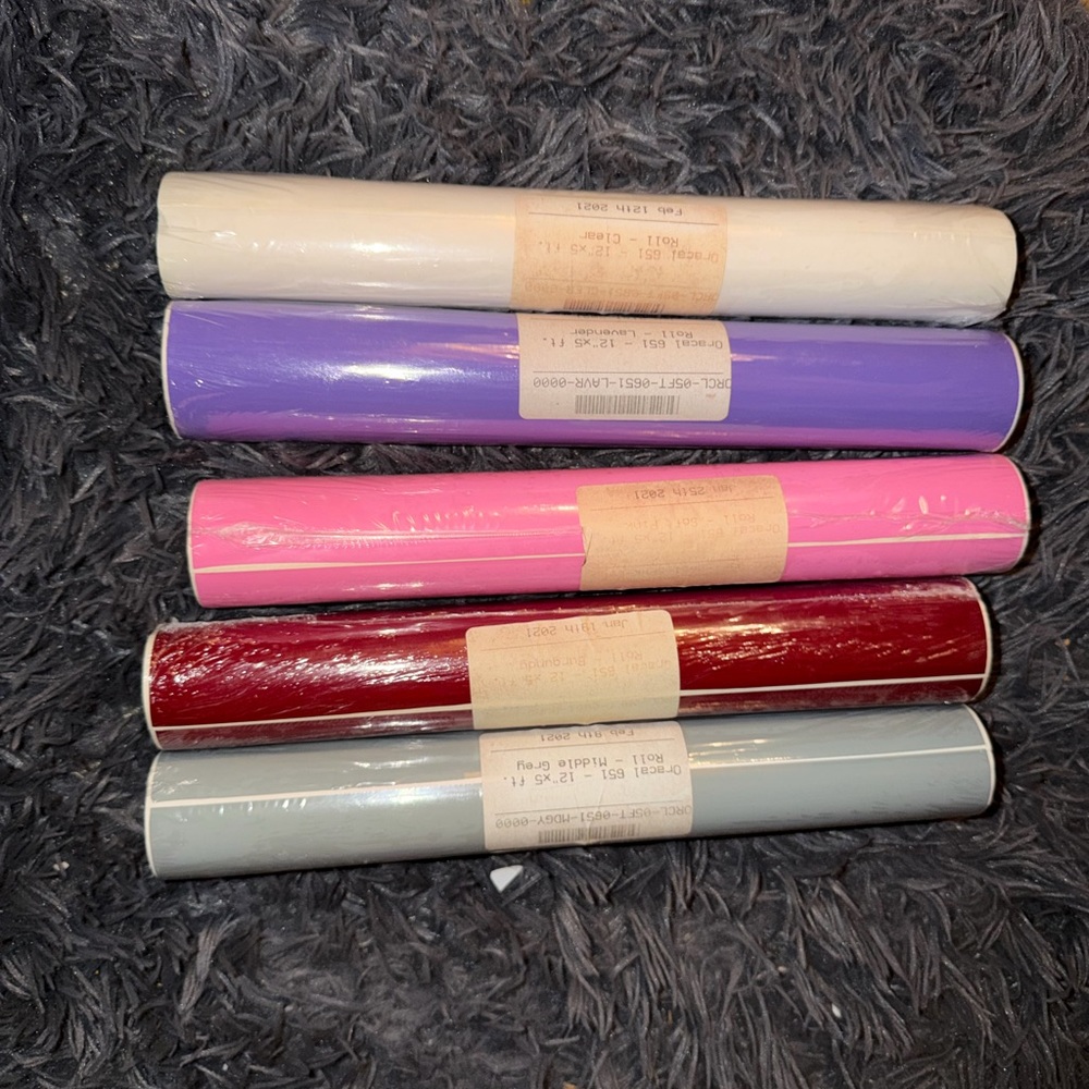 Colorful Vinyl Roll Set - Picture 4 of 5